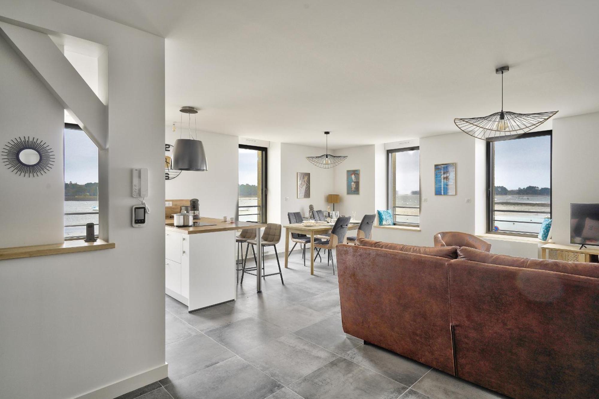 Appartement 4 Personnes Avec Vue Mer Ile-Tudy Bagian luar foto